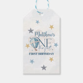 風船のクマ マット ギフト タグ (正面)