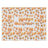 風船のハロウィーンパターン テーブルクロス (正面(横))