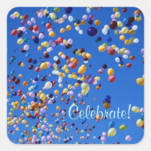 風船の上昇 – ステッカー (正面)