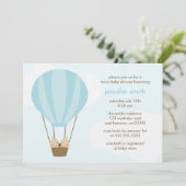 風船の中の双子の男の子 招待状 (スタンド正面)