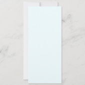 風船の中の双子の赤ちゃんのベビーシャワー 招待状 (裏面)