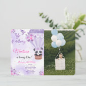 風船の写真 招待状 (スタンド正面)