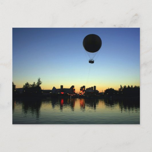 風船の夕日 ポストカード (正面)