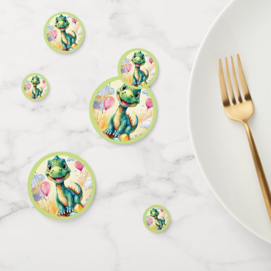 風船の多い可愛い小さなカラフル コンフェッティ (グループ)