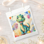 風船の多い可愛い小さなカラフル フェイバーバッグ (クリップ留めされた状態)