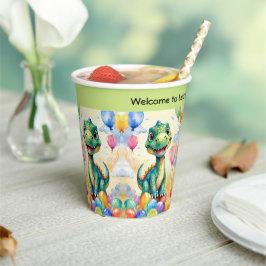 風船の多い可愛い小さなカラフル 紙コップ