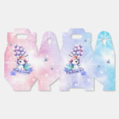 風船の愛用ボックスで美しいユニコーン フェイバーボックス (見開き)