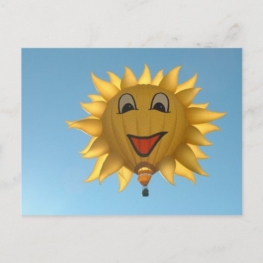 風船の日当たりの良い ポストカード (正面)