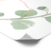 風船の水彩性別による歓迎の表示 ポスター (角)