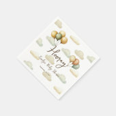 風船の浮き上がる冒険 スタンダードカクテルナプキン (角)