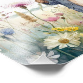 風船の青い服を着たピーターうさぎ フォトプリント            (角)