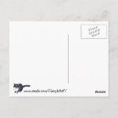 風船はがき入りタキシードハッピーバースデー ポストカード (裏面)