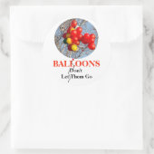 風船は行かせるな ラウンドシール (バッグ)