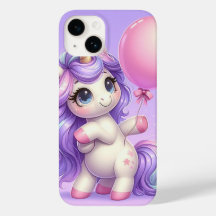 風船よくはしゃぐを持つユニコーン