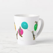 風船を使ったリスラテカップ カフェラテマグ (右アングル)