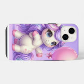 風船を持つユーヌス iPhoneケース (裏面横)