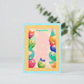 風船を膨らませたような シーズンポストカード (スタンド正面)