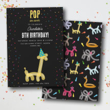 風船アニマル きりん 子供の誕生日パーティーテーマ