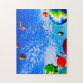 風船アルバカーキのニューメキシコ。 ジグソーパズル (縦)