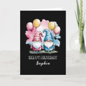 風船カラフルで格言を楽しむ カード (正面)