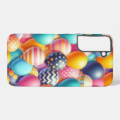 風船カラフル模様 SAMSUNG GALAXYケース (裏面横)