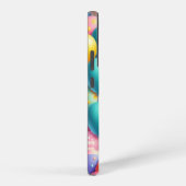風船カラフル模様 SAMSUNG GALAXYケース (右側面)
