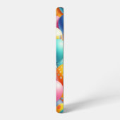 風船カラフル模様 SAMSUNG GALAXYケース (左側面)