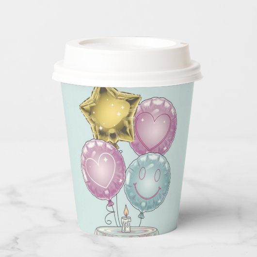 風船ガロア 紙コップ (正面)