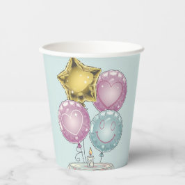 風船ガロア 紙コップ