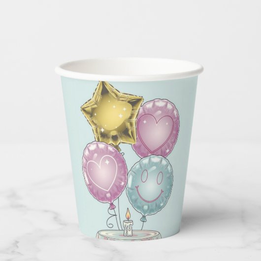 風船ガロア 紙コップ (正面)