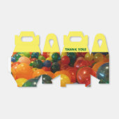 風船パーティーの好意ありがとう フェイバーボックス (折り畳みなし)