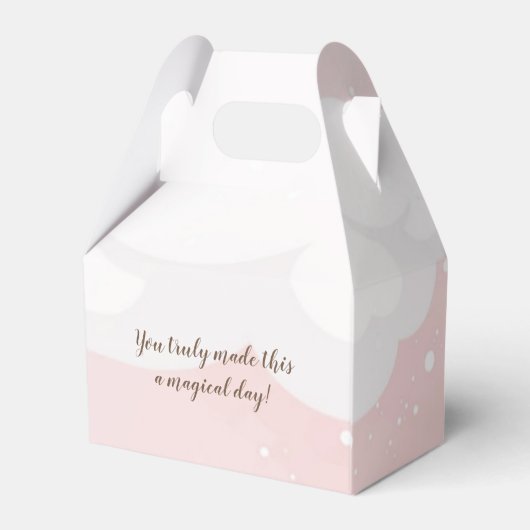 風船ビーフボックス付きピンクテディベア フェイバーボックス (裏面サイド)