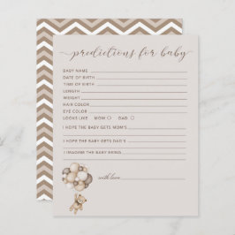 風船予測付きベビーゲームカード