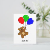 '風船付きの"子ども用はがき ポストカード (スタンド正面)