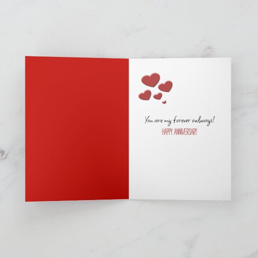 風船付きアニバーサリーフクロウ カード (内部)