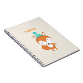 風船付きウッドランドキツネ ノートブック (右側)