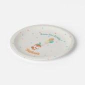 風船付きウッドランドキツネ ペーパープレート (アングル)