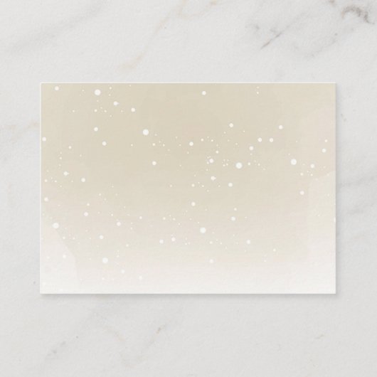 風船付きテディベアおむつラッフルカード エンクロージャーカード (裏面)