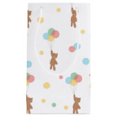 風船付きテディベア  スモールペーパーバッグ (正面)