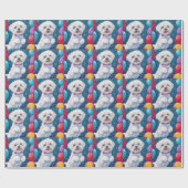 風船付きビコンフリーズ ラッピングペーパー (フラット)