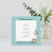 風船付きライオン 案内状 (スタンド正面)