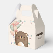 風船付き水彩熊の誕生日パーティーボックス フェイバーボックス (裏面サイド)