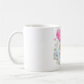 風船付き猫 コーヒーマグカップ (左)