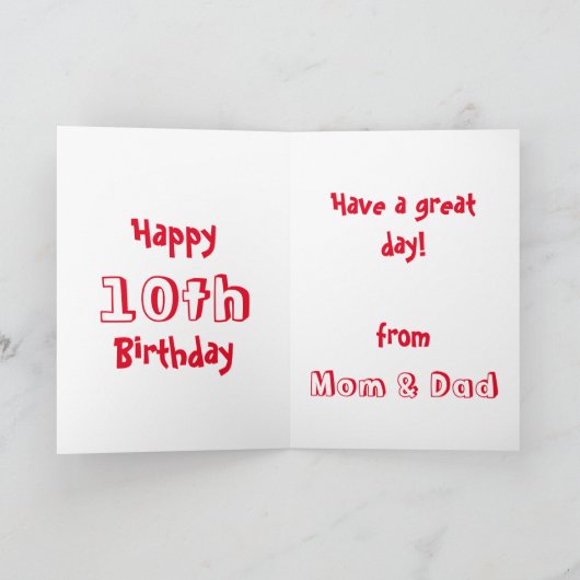 風船付き羊 カード (内部)