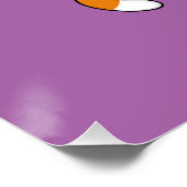 風船入りのかわいい赤いハート ポスター (コーナー)