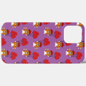 風船入りのかわいい赤いハート Case-Mate iPhoneケース (裏面 (横))