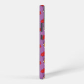 風船入りのかわいい赤いハート SAMSUNG GALAXYケース (右側面)