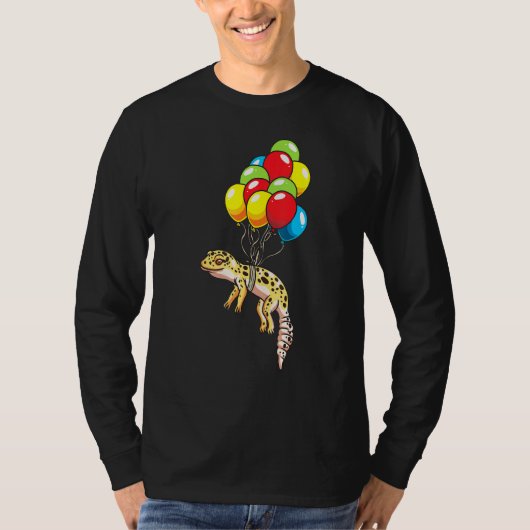 風船入りのヒョウのケコ Tシャツ (正面)