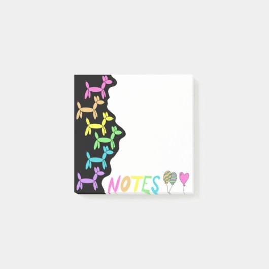 風船動物 ポストイット (正面)