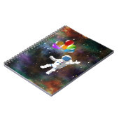 風船宇宙飛行士 ノートブック (左側)